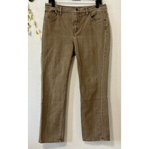 Lauren Ralph Lauren Jeans Co Women Size 12P Khaki Straight Jeans Classic Y2K